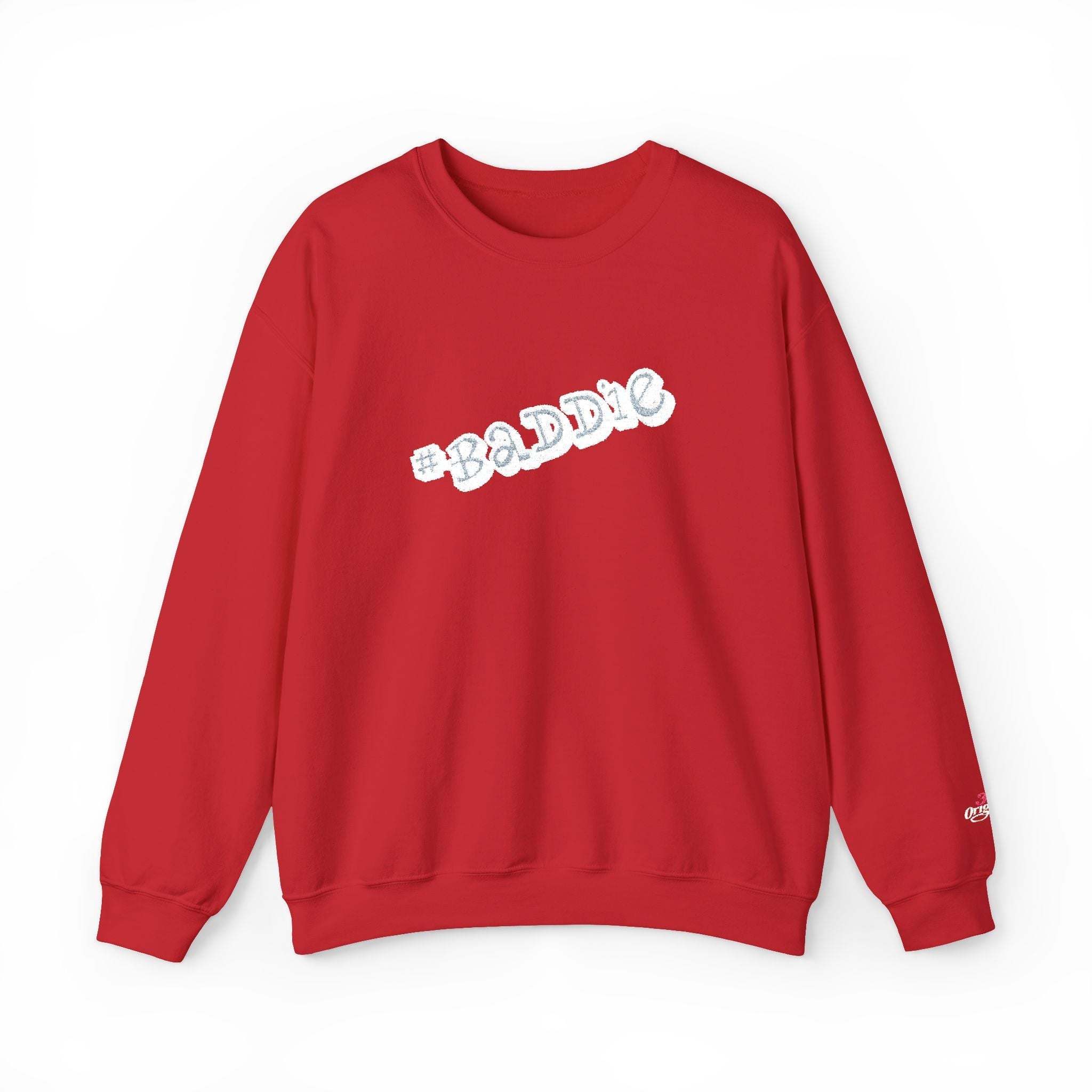 Cloud Script Crewneck Sweatshirt — White Script Logo Cozy Pullover Printify Sweatshirt  314 Originals