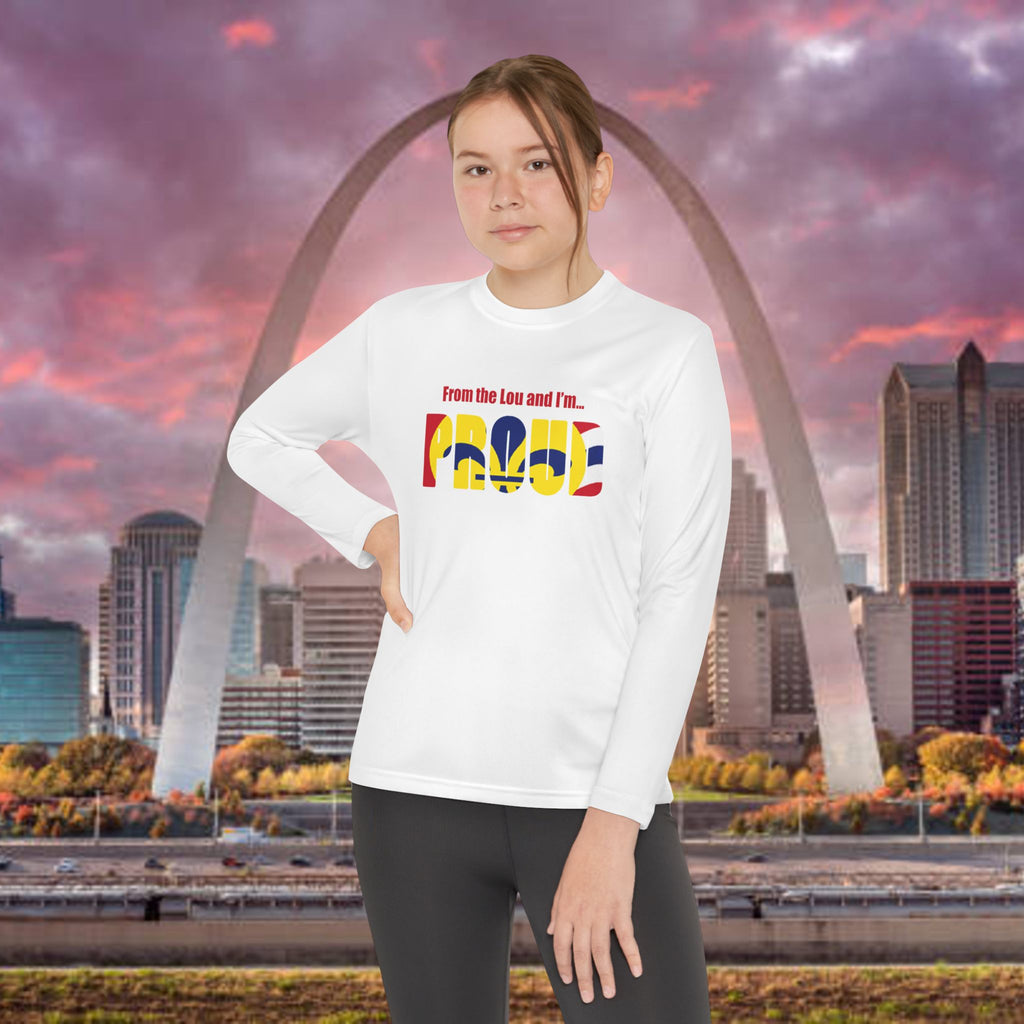 Missouri State Flag Youth Long Sleeve Tee