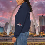 Proud Missouri Fleur-de-lis Hoodie — From the Lou St. Louis Pride Sweatshirt - 314 Originals