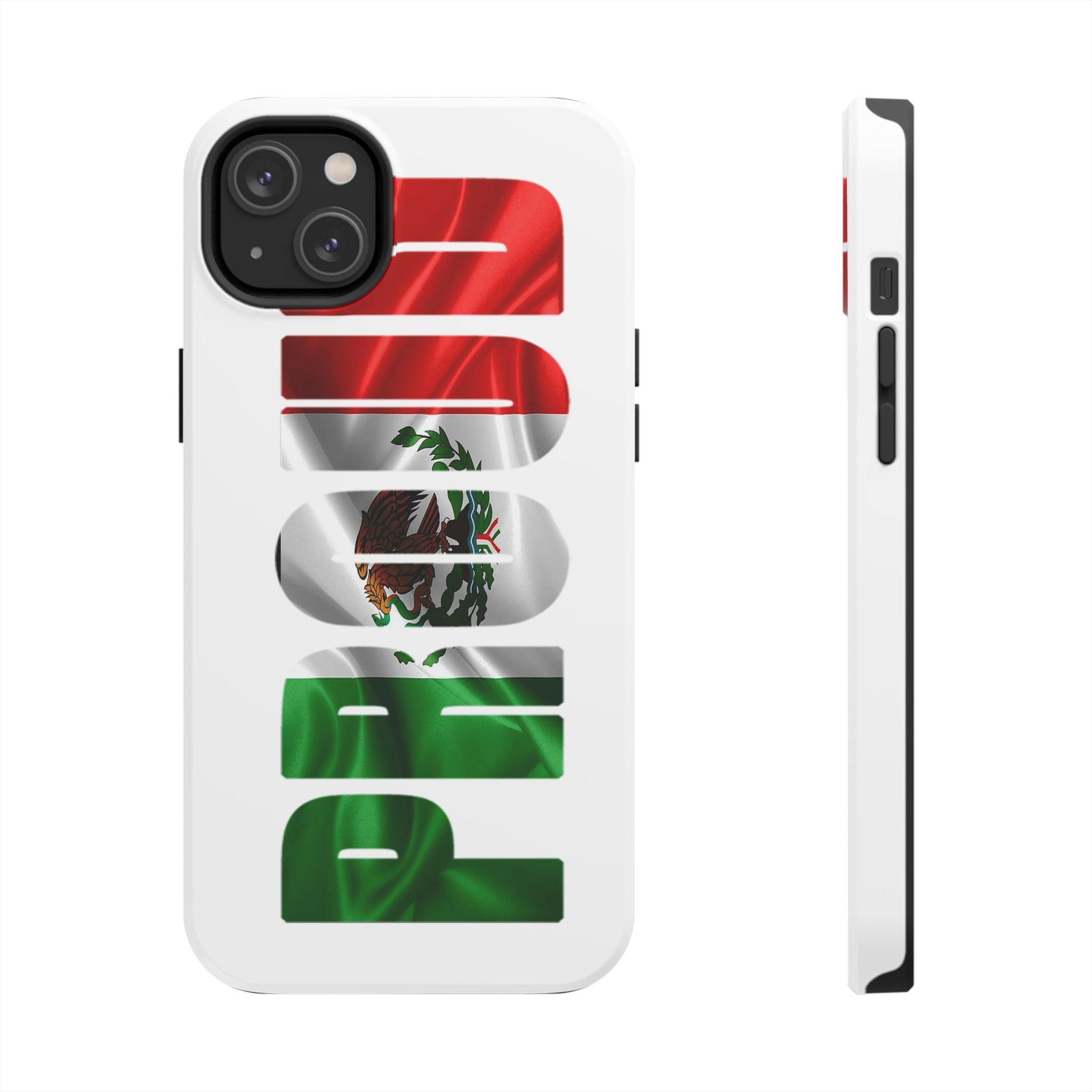 Mexico Pride Tough Phone Case — Mexican Flag Vertical 'PRIDE' Design Printify Phone Case  314 Originals
