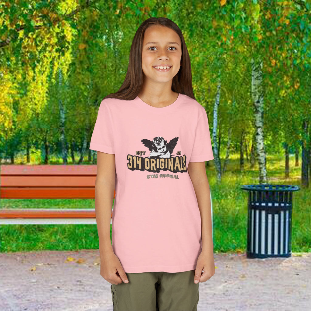 314 Originals Youth Tee - Vintage Cherub Graphic Kids T-Shirt Printify Kids clothes  314 Originals