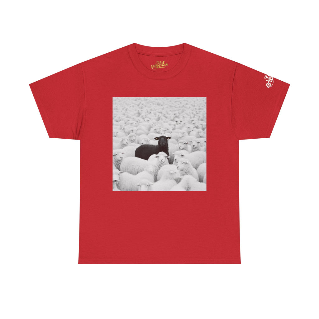 Black Sheep T-Shirt — Funny Contrast Sheep Graphic Tee
