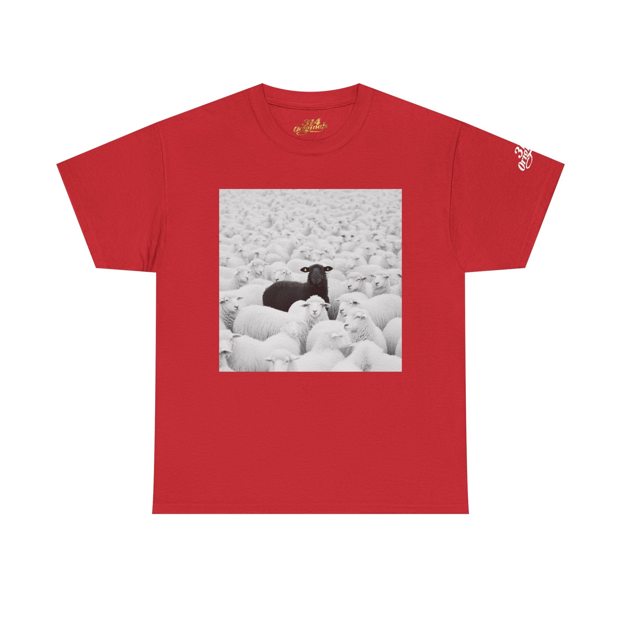 Black Sheep T-Shirt — Funny Contrast Sheep Graphic Tee