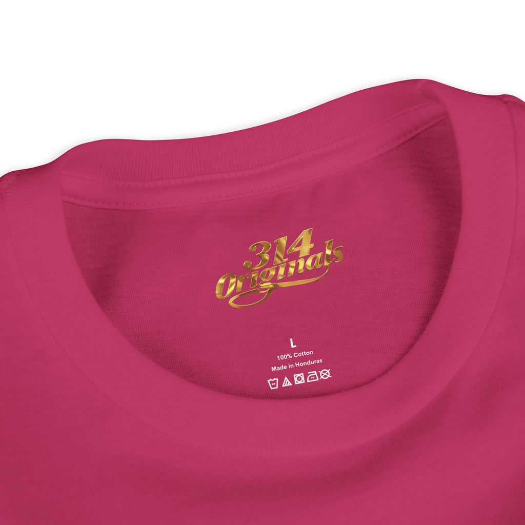 Girl's "Favorite Kid" Retro Yellow & Green Graphic T-Shirt