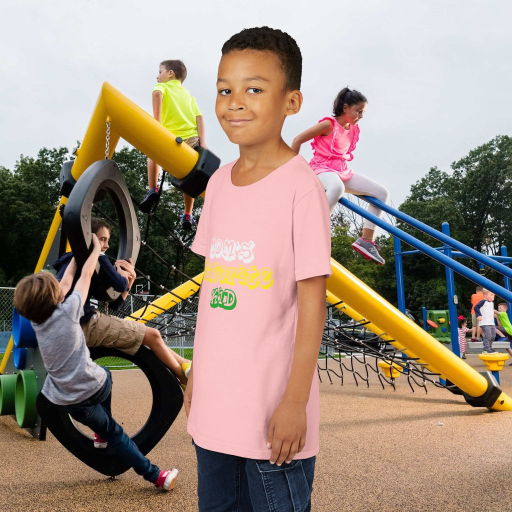 Boys "Favorite Kid" Retro Yellow & Green Graphic T-Shirt - 314 Originals