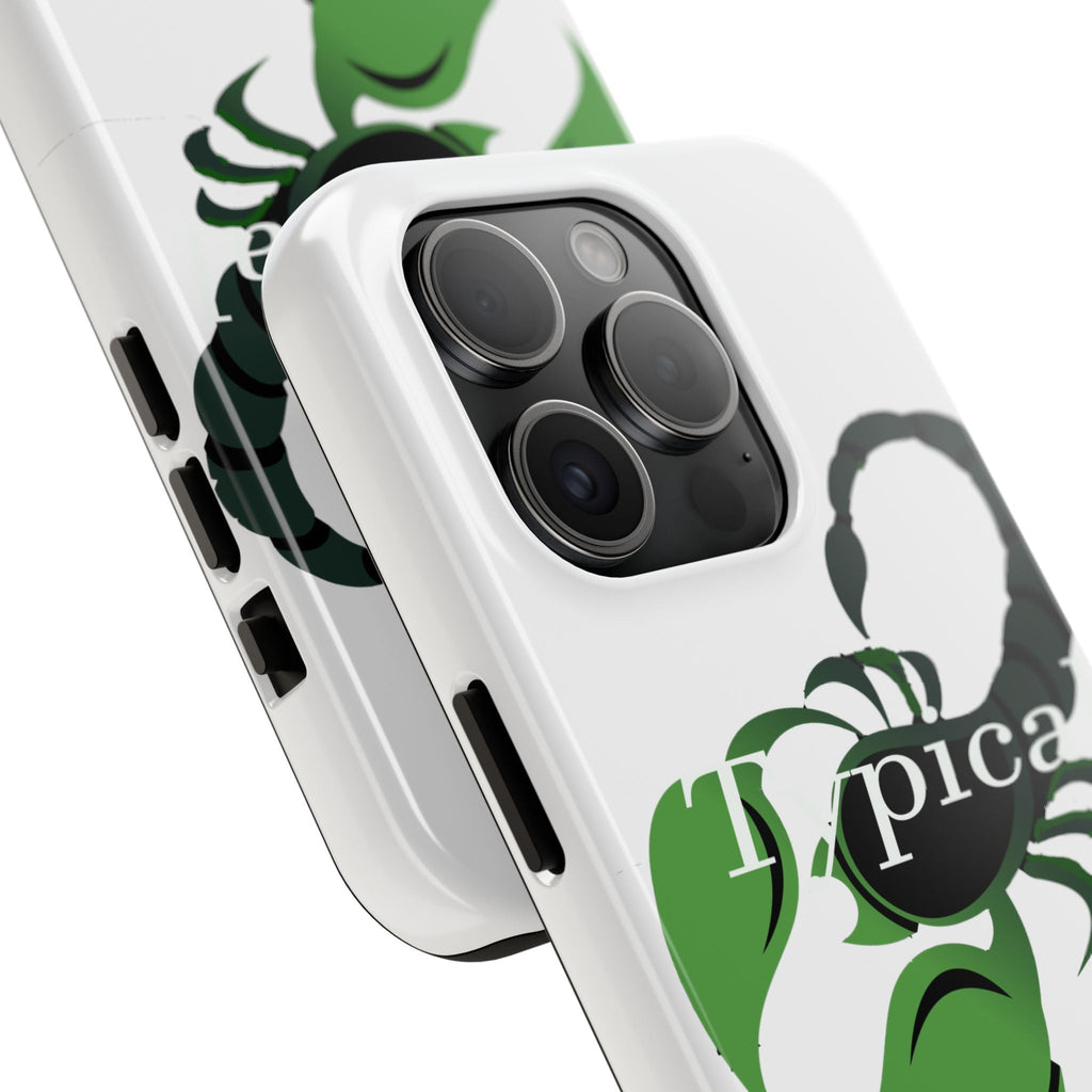 Scorpio Zodiac Tough Phone Case — Green Scorpion "Typical" Design Printify Phone Case  314 Originals