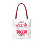 "Mom You're the Queen" Floral Mother's Day Tote Bag Printify Bags  314 Originals
