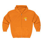 King's Gear Zip Hoodie — Full‑Zip with Gold Crown Emblem - 314 Originals