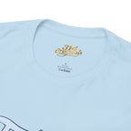 The Lou Script Light Blue Tee — Vintage Script Graphic T-Shirt - 314 Originals