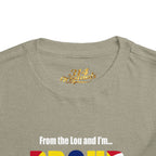 Toddler Tee — "From the Lou and I’m... Proud" St. Louis Flag Kids Shirt - 314 Originals