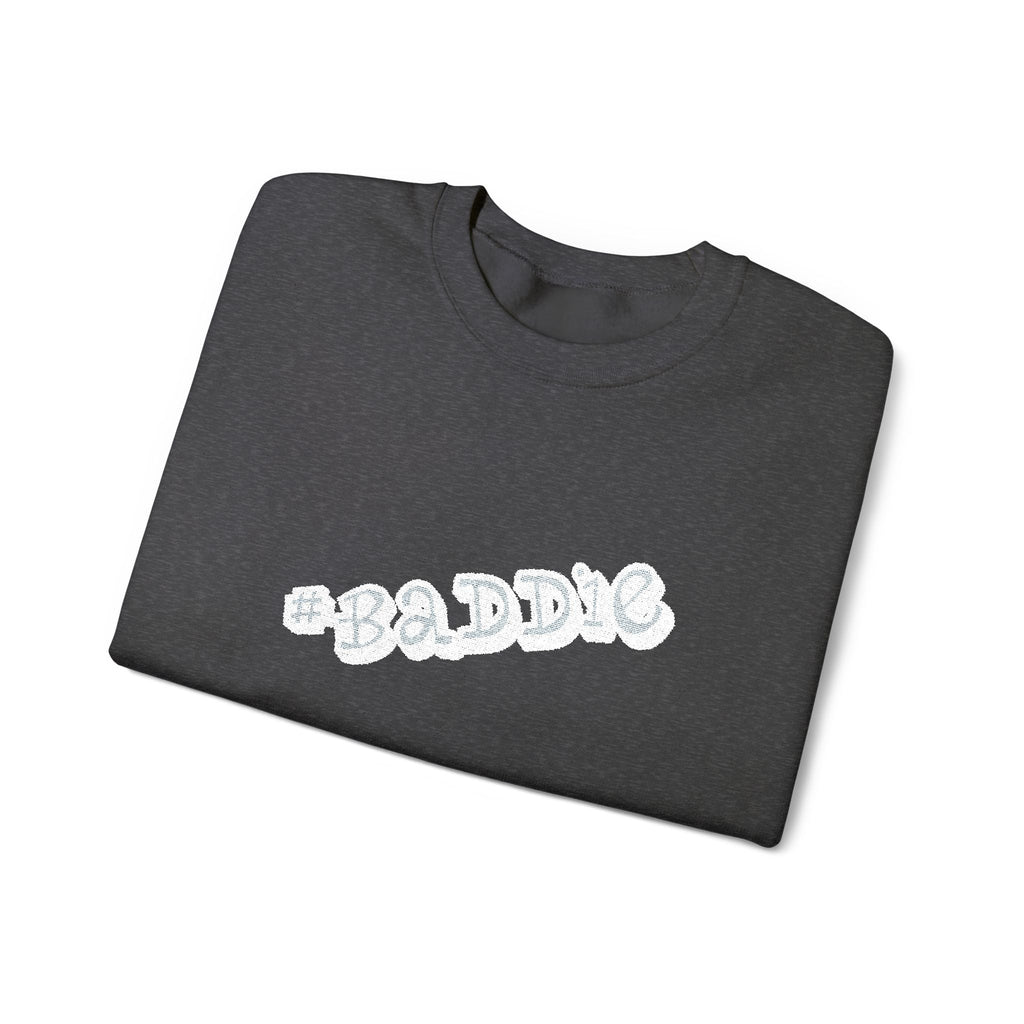 Cloud Script Crewneck Sweatshirt — White Script Logo Cozy Pullover Printify Sweatshirt  314 Originals