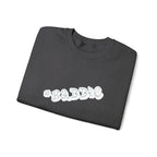 Cloud Script Crewneck Sweatshirt — White Script Logo Cozy Pullover Printify Sweatshirt  314 Originals