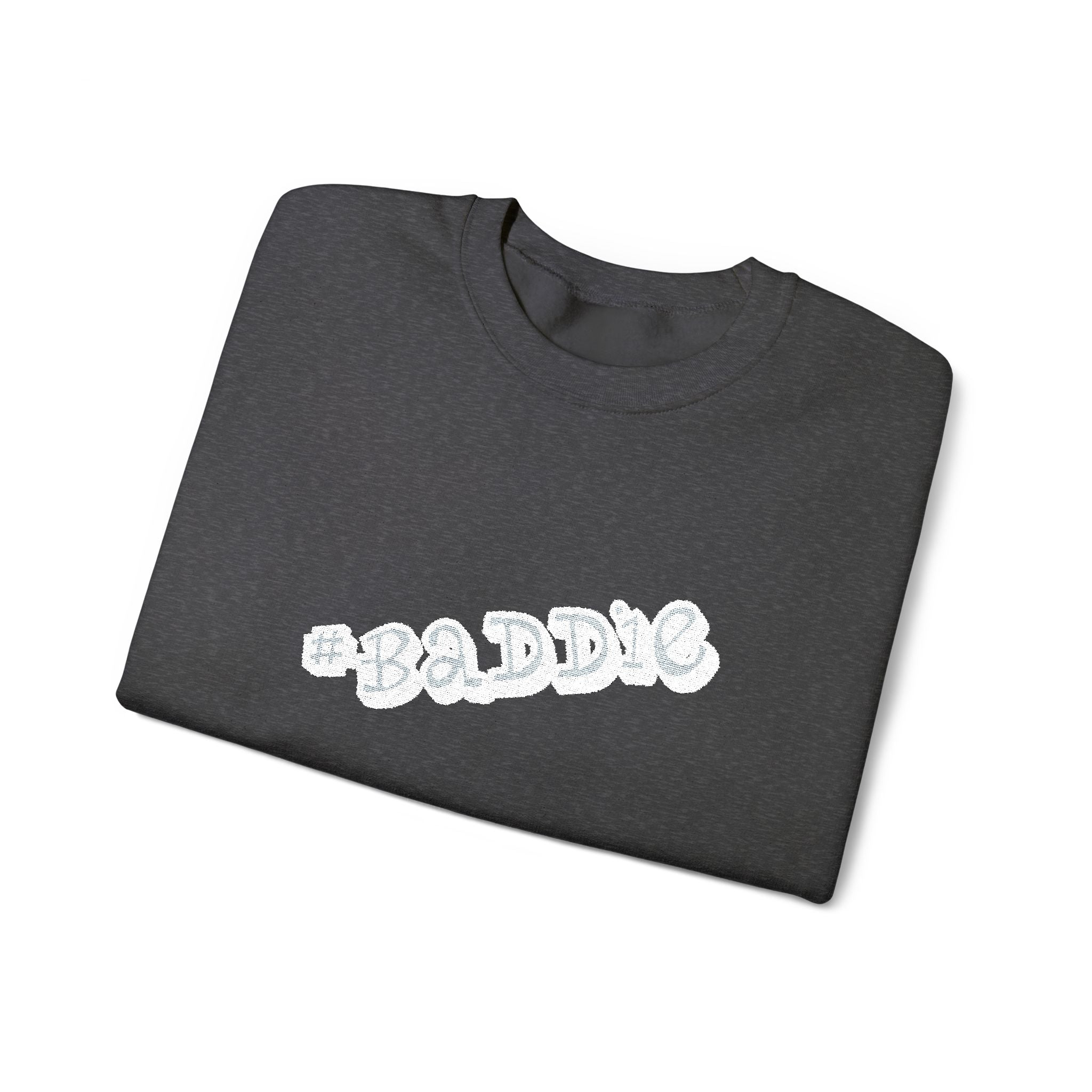 Cloud Script Crewneck Sweatshirt — White Script Logo Cozy Pullover Printify Sweatshirt  314 Originals