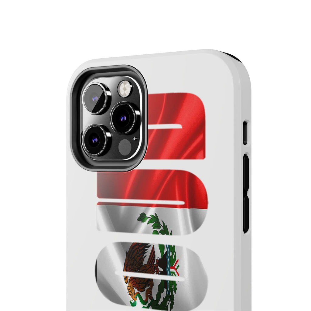 Mexico Pride Tough Phone Case — Mexican Flag Vertical 'PRIDE' Design Printify Phone Case  314 Originals