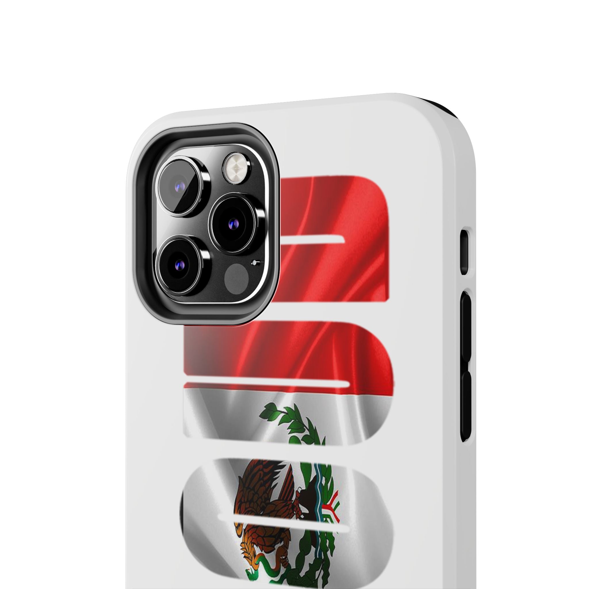 Mexico Pride Tough Phone Case — Mexican Flag Vertical 'PRIDE' Design Printify Phone Case  314 Originals