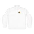 AGO Quarter-Zip Pullover — Small Gold & Black Chest Embroidery, Lightweight Casual Pullover - 314 Originals