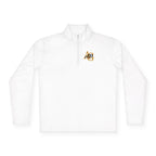 AGO Quarter-Zip Pullover — Small Gold & Black Chest Embroidery, Lightweight Casual Pullover - 314 Originals