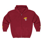 King's Gear Zip Hoodie — Full‑Zip with Gold Crown Emblem - 314 Originals