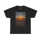 Sunset Beach Quote T‑Shirt — Inspirational Ocean Sunrise Tee - 314 Originals