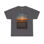 Sunset Beach Quote T‑Shirt — Inspirational Ocean Sunrise Tee - 314 Originals