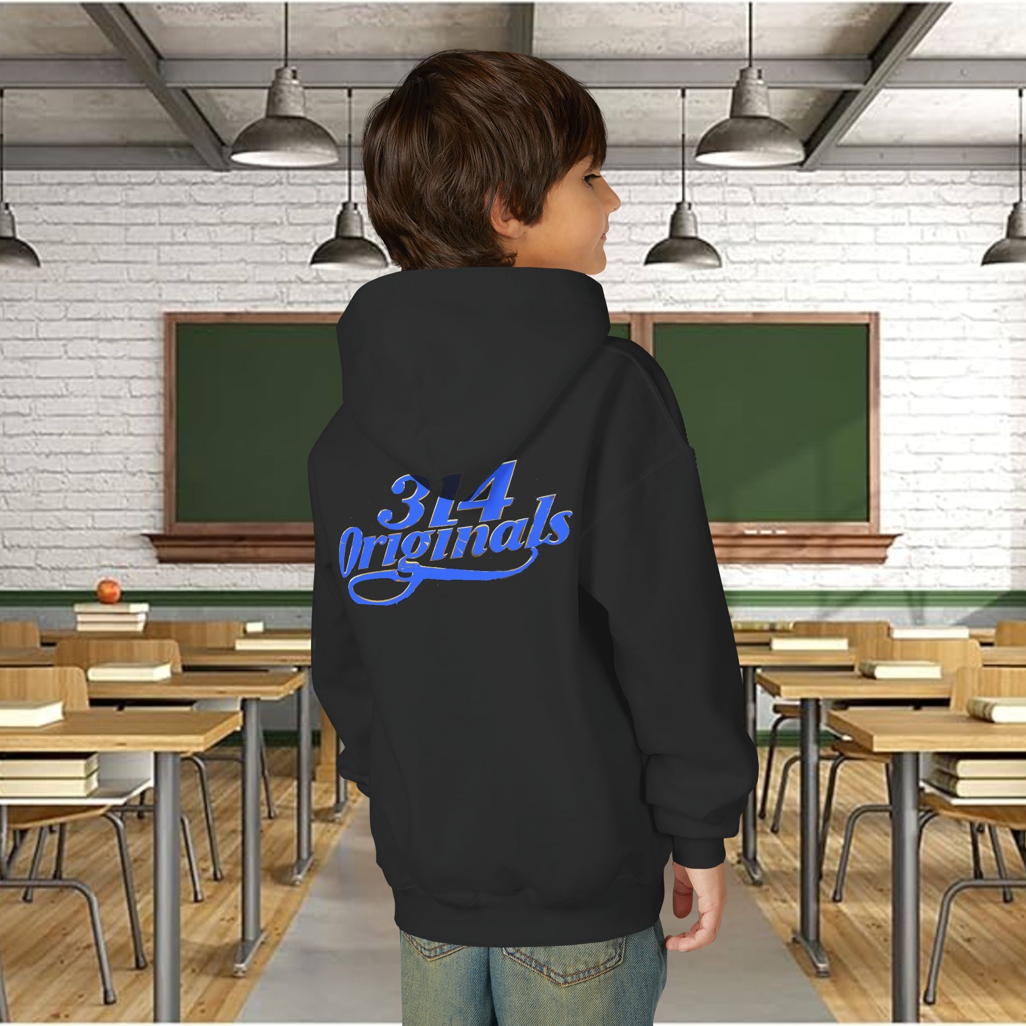 Youth Hoodie - 'Class of 2026' Graduation Bear Hoodie with '314 Originals' Back Print