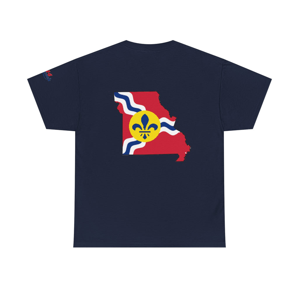 Proud Missouri Flag T-Shirt — "From the Lou and I’m... PROUD" - 314 Originals