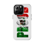 Mexico Pride Tough Phone Case — Mexican Flag Vertical 'PRIDE' Design Printify Phone Case  314 Originals