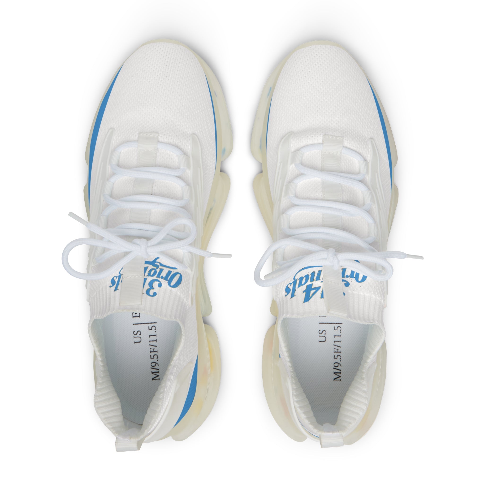 Carolina Blue Mesh Running Sneakers