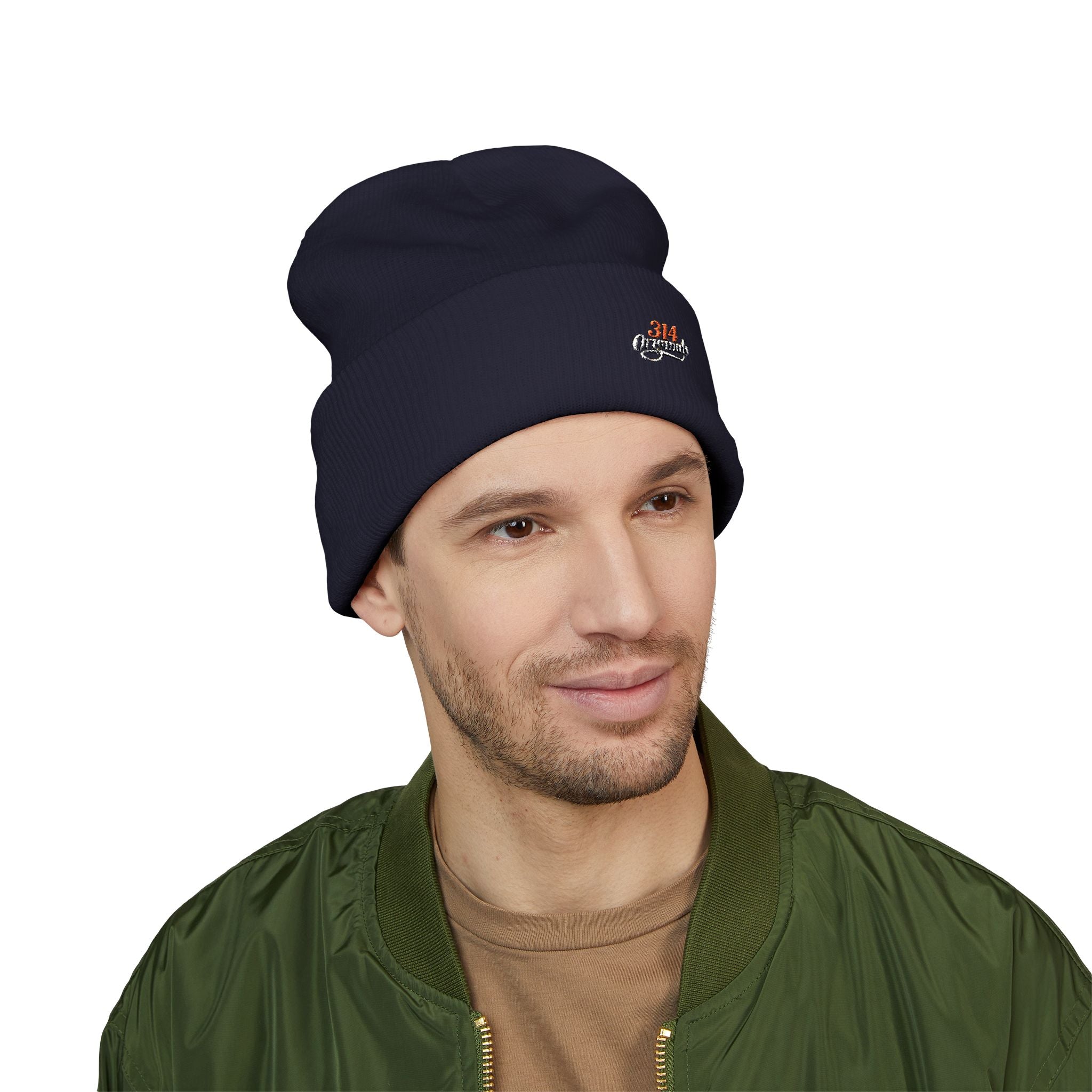 Embroidered '314 Originals' Classic Cuffed Beanie —  Knit Winter Hat - 314 Originals
