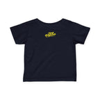 "Caution: Cuteness Overload" —  Baby T‑Shirt (Yellow Warning Sign) - 314 Originals