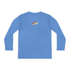 "Mom's Favorite Kid" Youth Long Sleeve Tee —Colorful Retro Design - 314 Originals