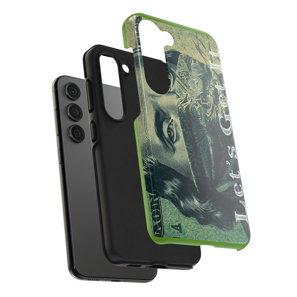 Ben Franklin "Let's Get It" Bandana Design Tough Phone Case Printify Phone Case  314 Originals