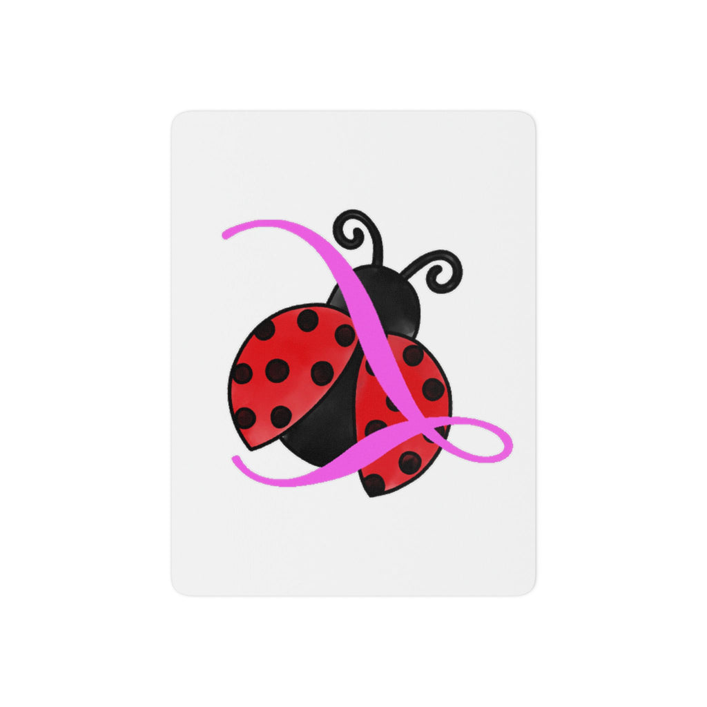 Ladybug Temporary Tattoos — Cute Red & Black Ladybird Design with Pink Ribbon Accent - 314 Originals
