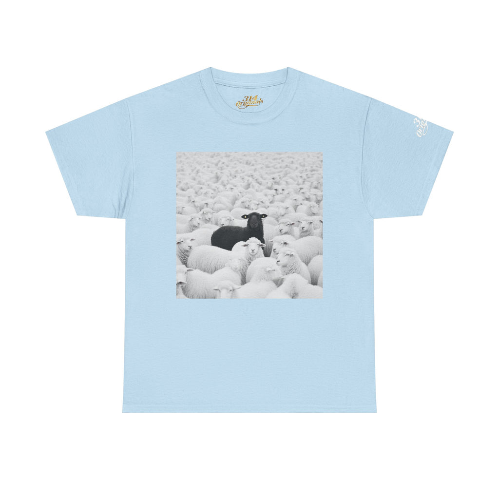 Black Sheep T-Shirt — Funny Contrast Sheep Graphic Tee