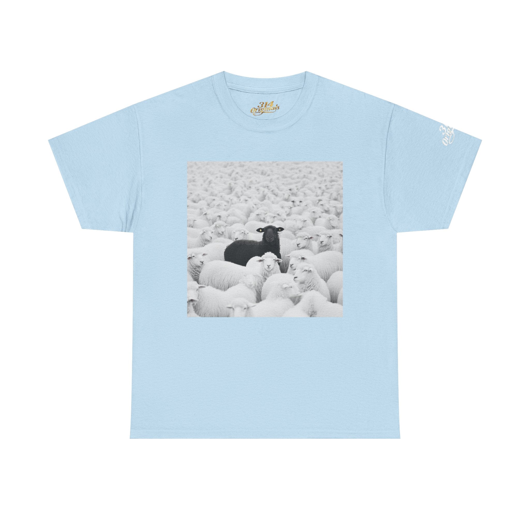 Black Sheep T-Shirt — Funny Contrast Sheep Graphic Tee