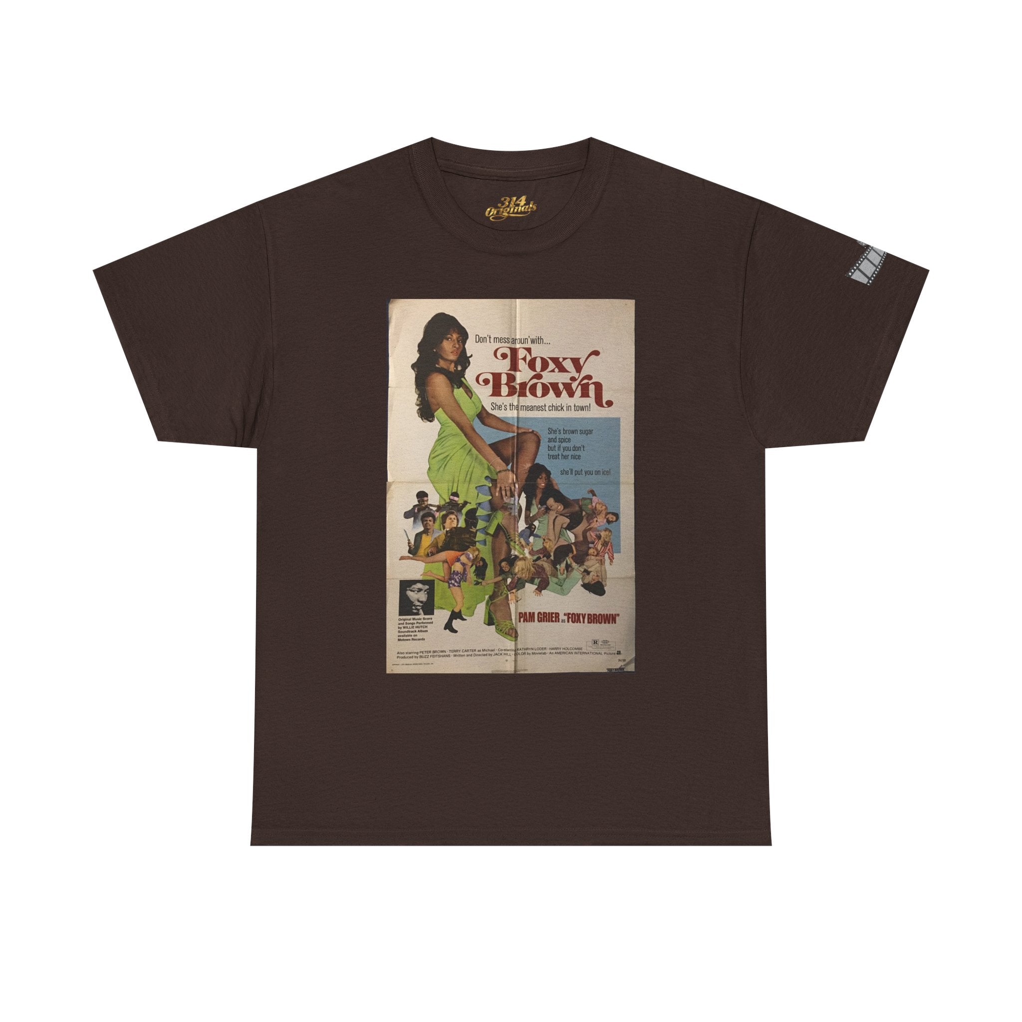 Foxy Brown Vintage Movie Poster Tee Printify T-Shirt  314 Originals
