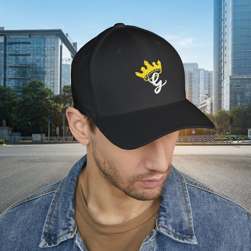 King's Gear Embroidered Crown Script Cap — 314 Original Closed-Back Structured Hat - 314 Originals