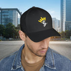 King's Gear Embroidered Crown Script Cap — 314 Original Closed-Back Structured Hat - 314 Originals