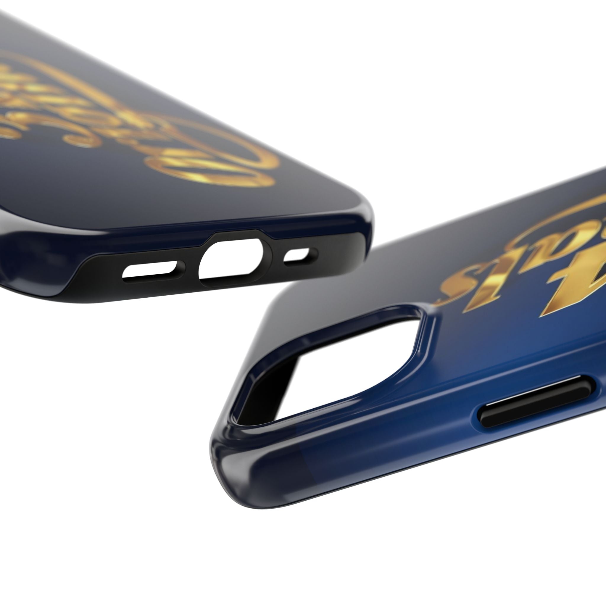 "314 Originals" Gold Script on Navy Tough Protective Case Printify Phone Case  314 Originals