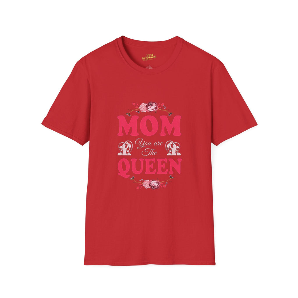 Mom You Are The Queen T‑Shirt — Floral Mother's Day Gift Printify T-Shirt  314 Originals