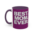 Best. Mom. Ever. Purple Accent Coffee Mug Printify Mug  314 Originals