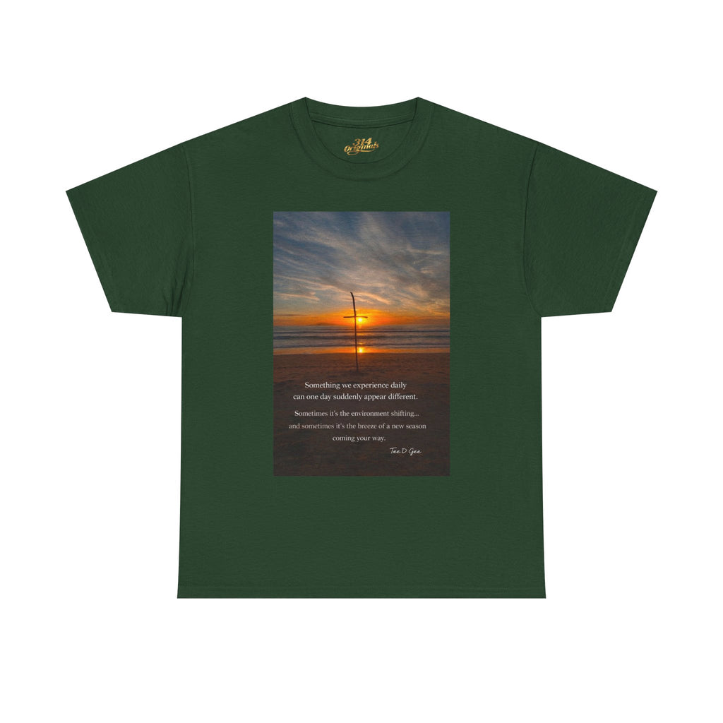 Sunset Beach Quote T‑Shirt — Inspirational Ocean Sunrise Tee - 314 Originals