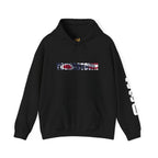 Ohio Flag Hoodie — State Outline with American Stars & Stripes Design - 314 Originals