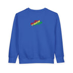 Mom's Favorite Kid Toddler Sweatshirt — Colorful Retro Rasta Kids Pullover - 314 Originals