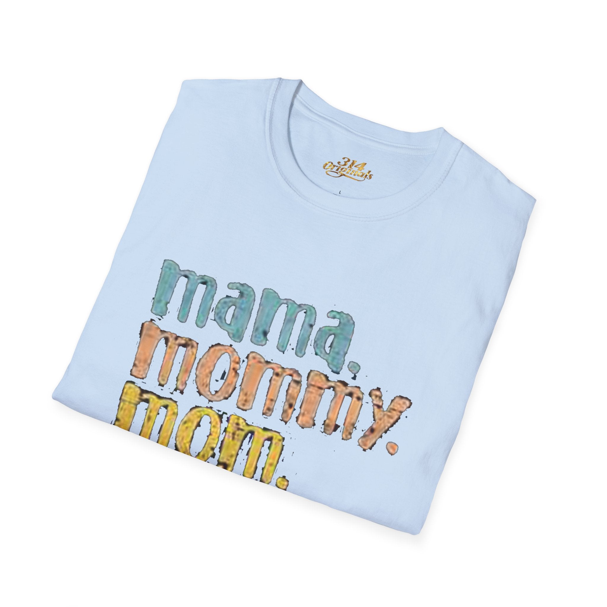 Mama Mommy Mom Bruh T-Shirt – Funny Retro Mom Graphic Tee Printify T-Shirt  314 Originals