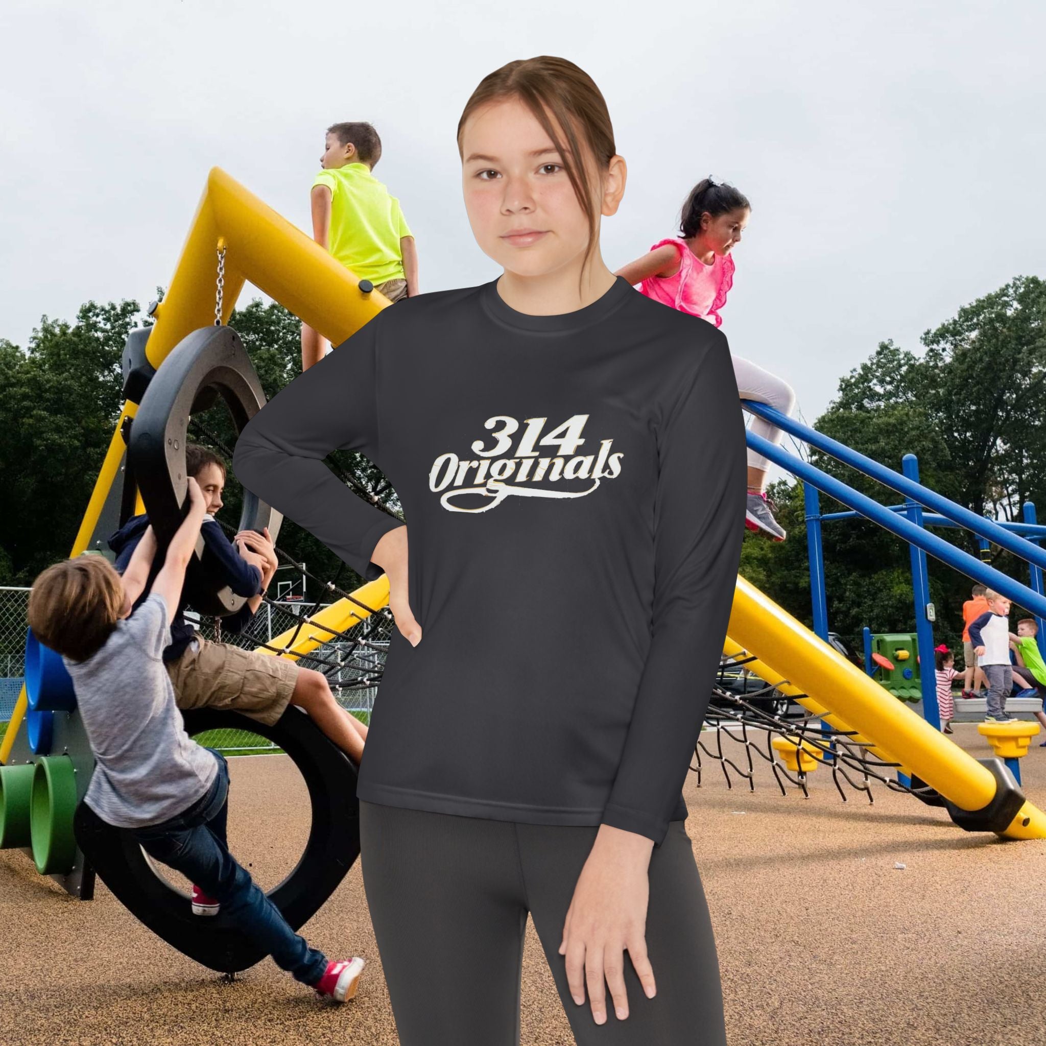 Youth Long Sleeve Tee — "314 Originals" Graphic