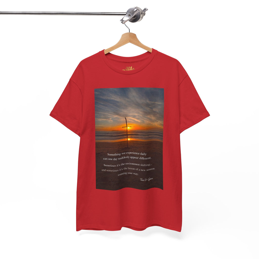 Sunset Beach Quote T‑Shirt — Inspirational Ocean Sunrise Tee - 314 Originals