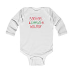 Infant Bodysuit - "Santa's Little Helper" Christmas Long Sleeve Baby Onesie - 314 Originals