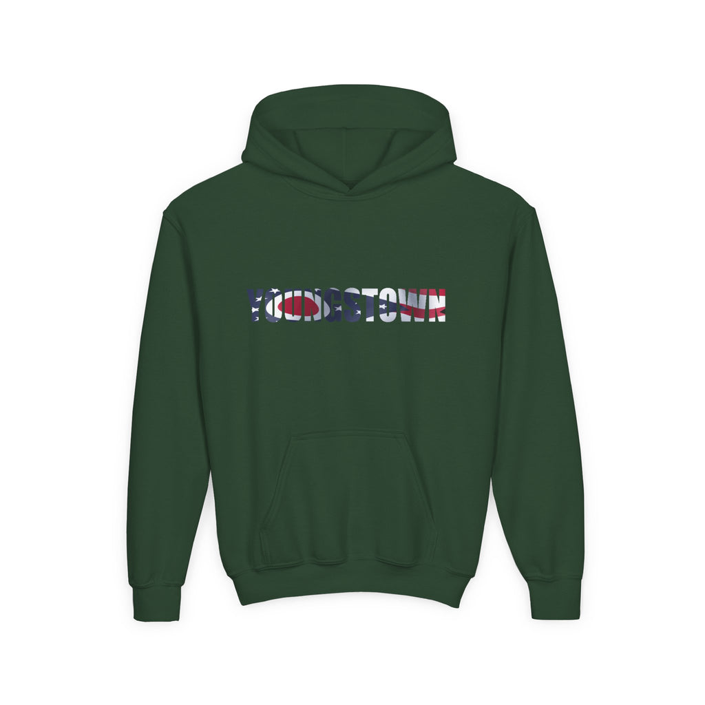 Youngstown Ohio Flag Hoodie — Youth USA Map Pullover - 314 Originals