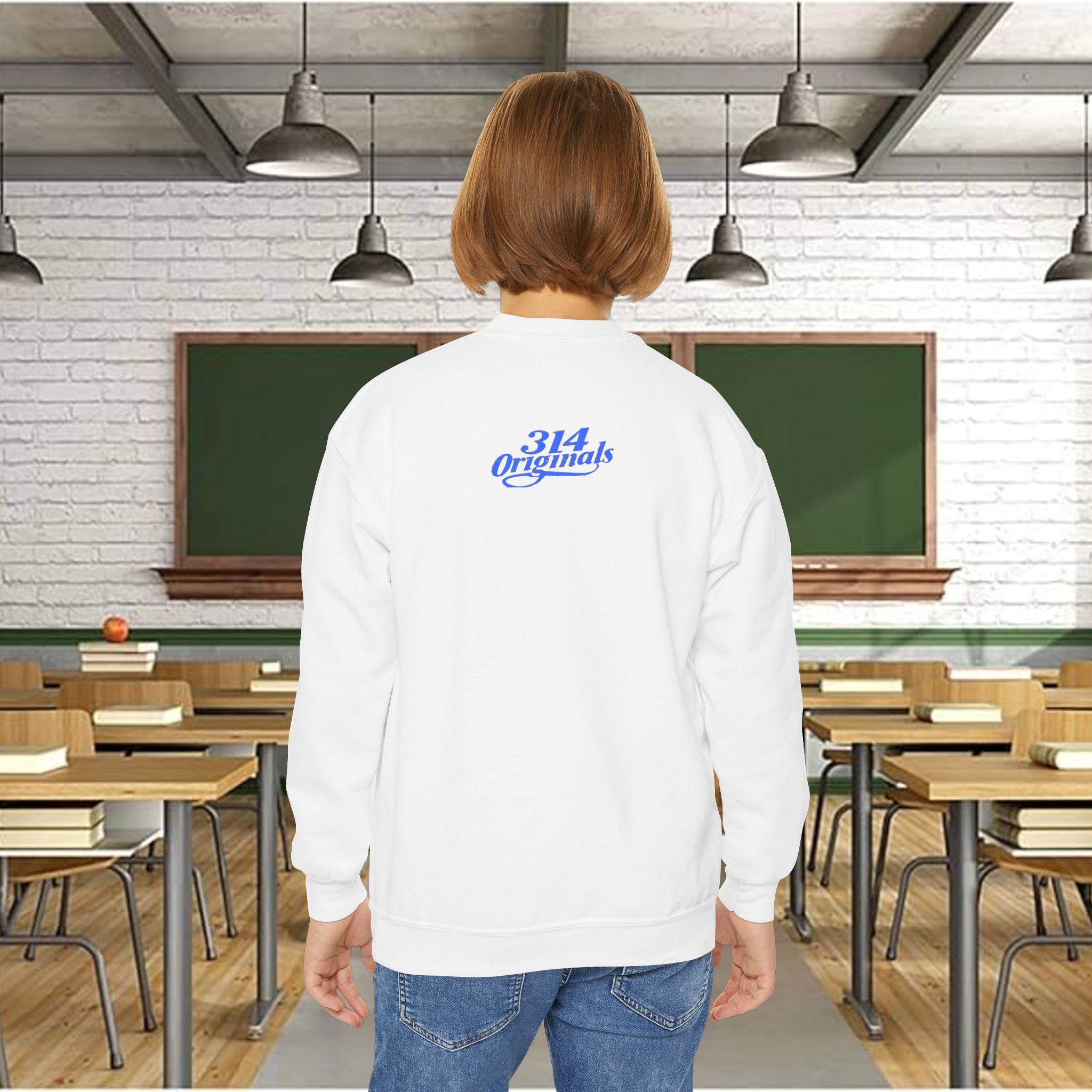 Class of 2026 Youth Crewneck Sweatshirt – Graduation Bear Design